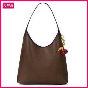 Vegan Leather Hobo Shoulder Bag Medium Slouchy Tote Fall Fashion